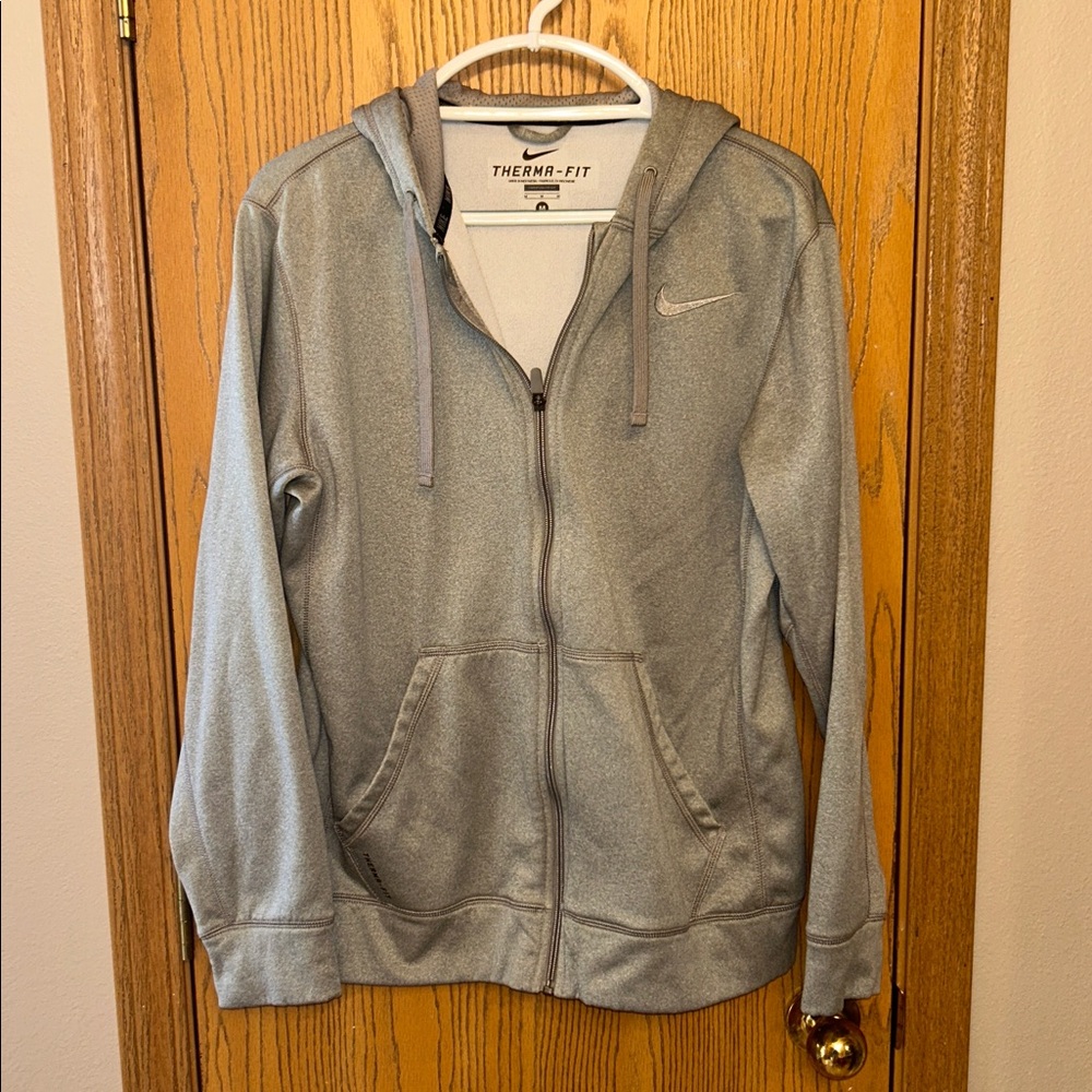 Nike Heather Gray Therma-Fit Hoodie